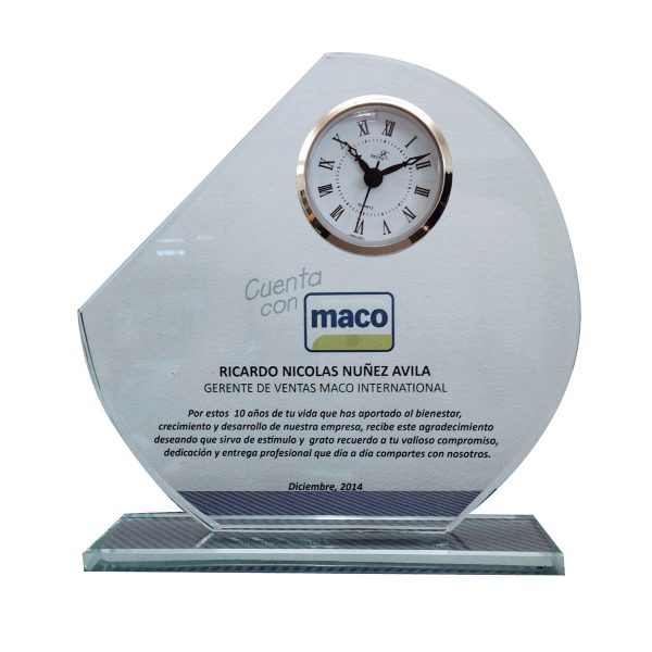 Cristal Media Luna Reloj - Imagen 2