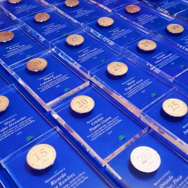 Bloque Acrílico con Medalla ACRM 1217 - Imagen 2