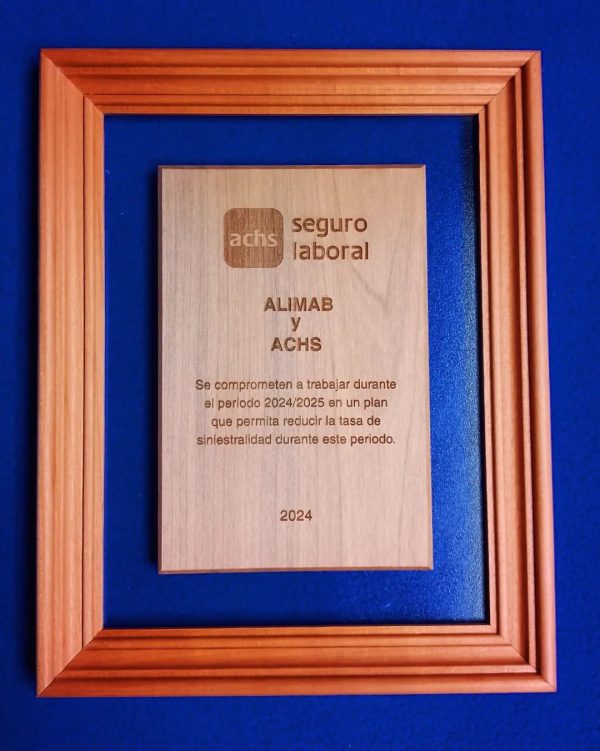 Marco con Placa Raulí sobre Cristal Difuso - Imagen 4