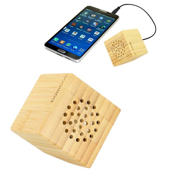 USB Parlante de Bamboo
