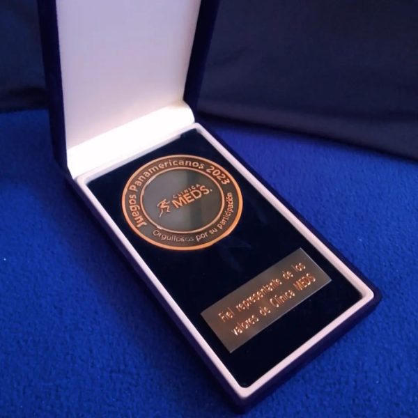 Medalla Placa Cobre - Imagen 2