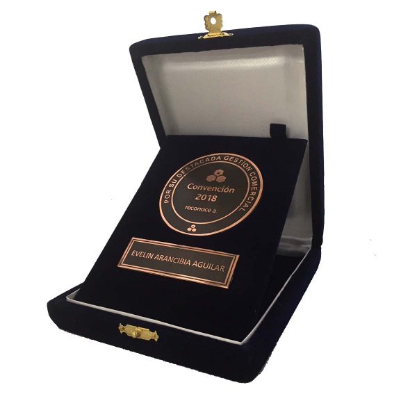 Medalla Placa Cobre