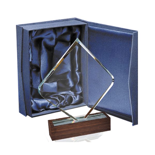 BLAS 52 Cristal Biselado Base Madera