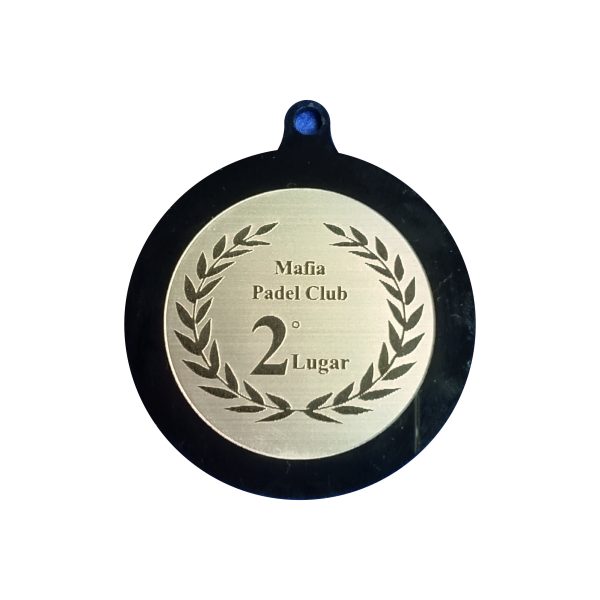 MEDALLA ACRÍLICO NEGRO - Imagen 2